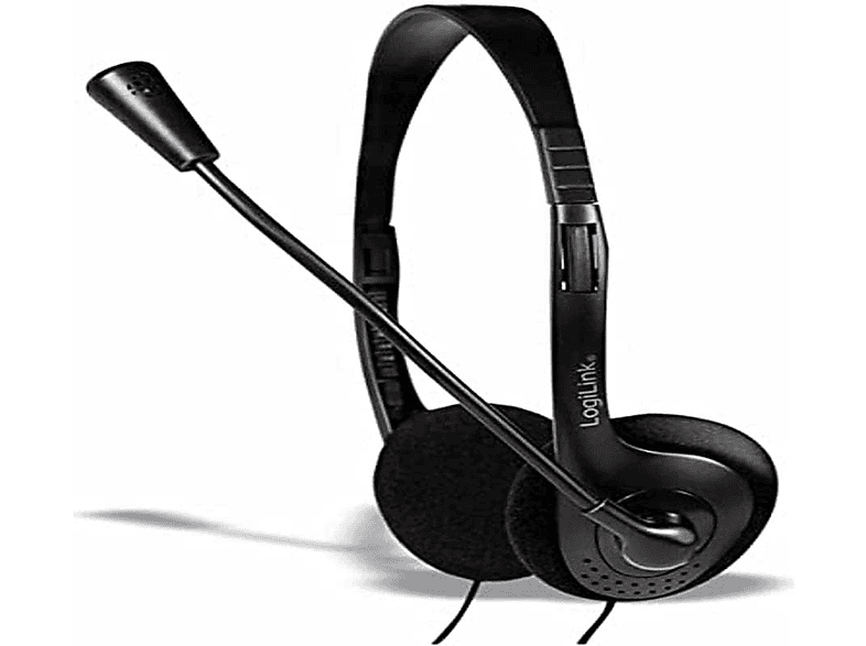 LOGILINK Hs0052, On-ear Schwarz Kopfhörer