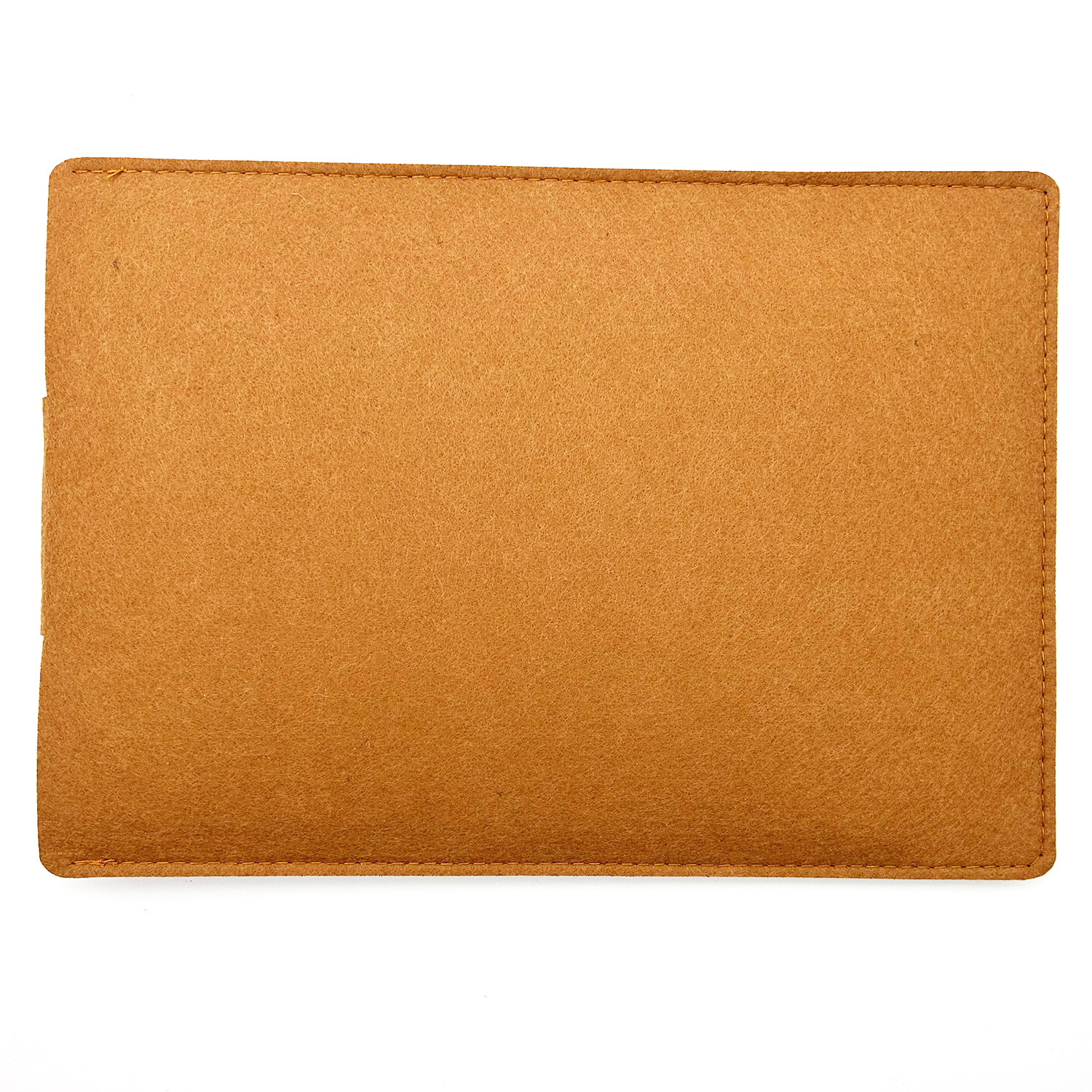 LOBWERK Hülle Schutzhülle Bookcover Braun iPad Tab Pc Filz, Klettverschluss Filz für