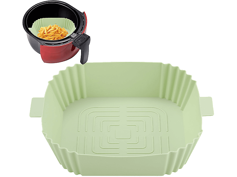 Luftfritteusen-Papiereinlagen Fryer INF 16,5 5 Silikonschüssel x x Air für 19,5 cm