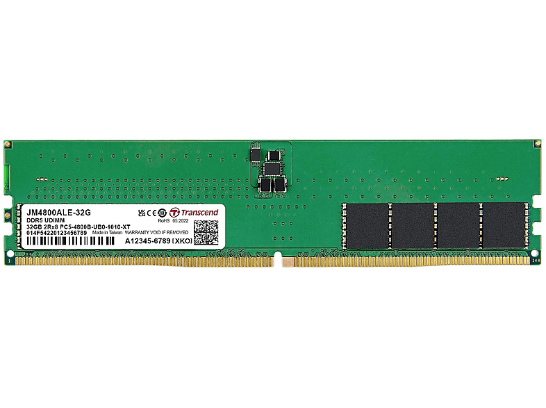TRANSCEND JM4800ALE-32G Arbeitsspeicher GB DDR5 32