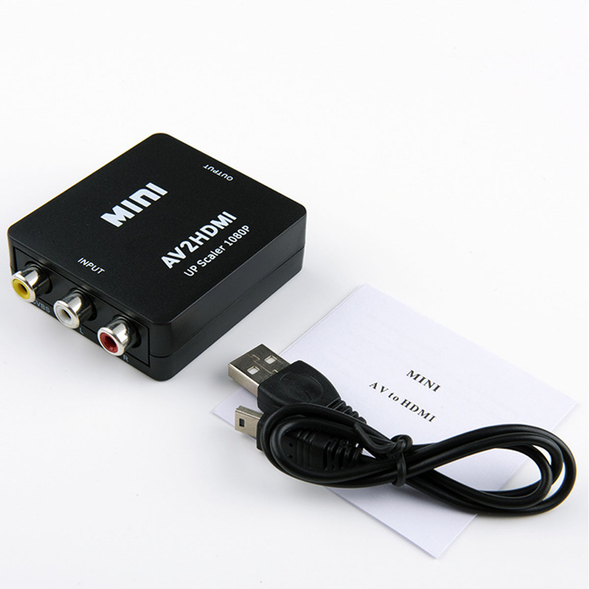 Y-HW-2105-WHITE AV-zu-HDMI-Videokonverter DECOME