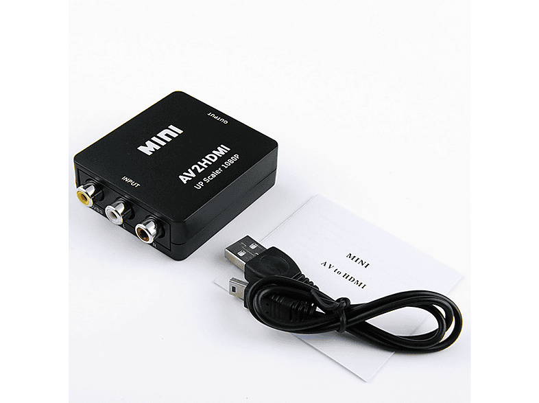 DECOME Y-HW-2105-WHITE AV-zu-HDMI-Videokonverter