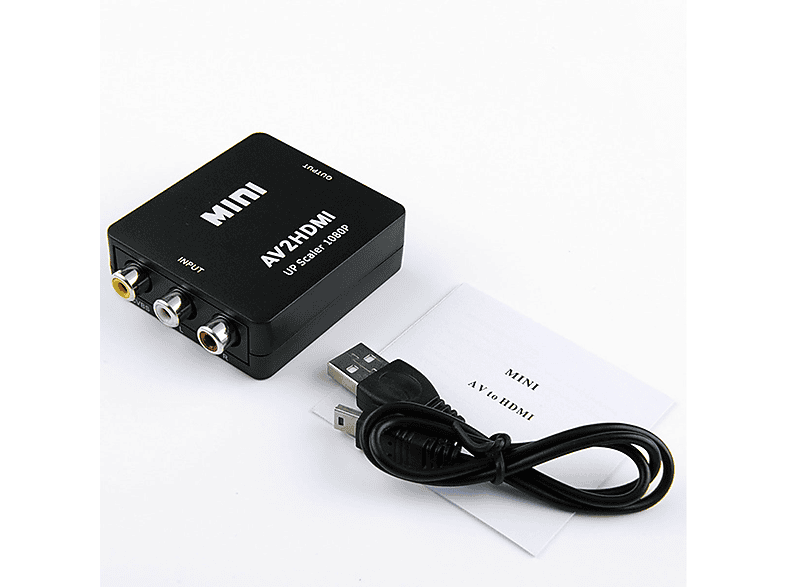 Y-HW-2105-WHITE AV-zu-HDMI-Videokonverter DECOME