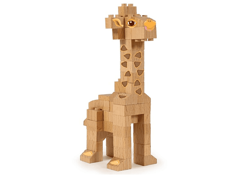 COFI FabBrix WWF Wooden Bricks Giraffe Bausteine