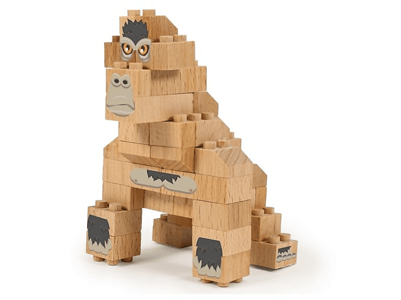 COFI Wooden Bausteine Gorilla FabBrix WWF Bricks