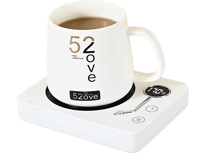 BRIGHTAKE Kaffeeplatte 75°C Timer 3-Stufen Mikroinduktion Heizkissen | home