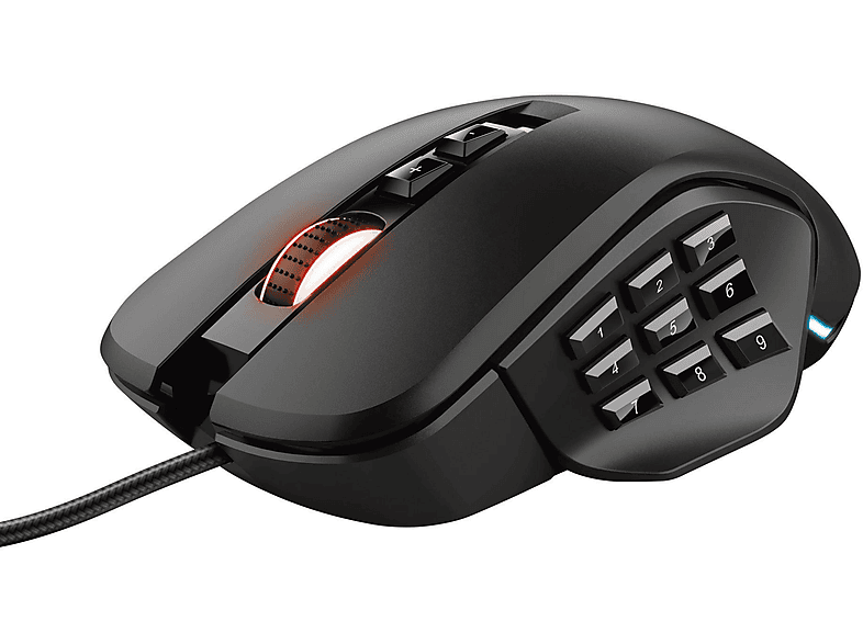 TRUST 23764 Schwarz MOUSE CUSTOMISABLE Maus, 970 GAMING Gaming MORFIX GXT