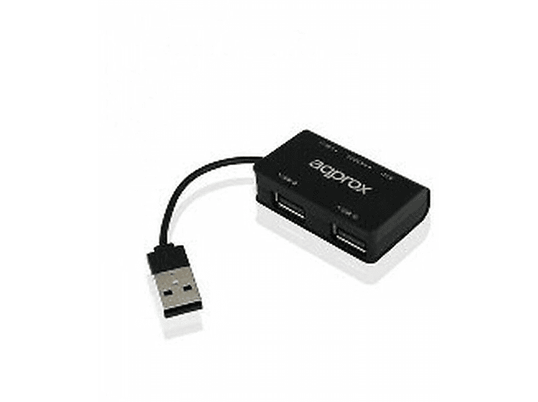 APPROX APPHT8B, Hub USB, Schwarz