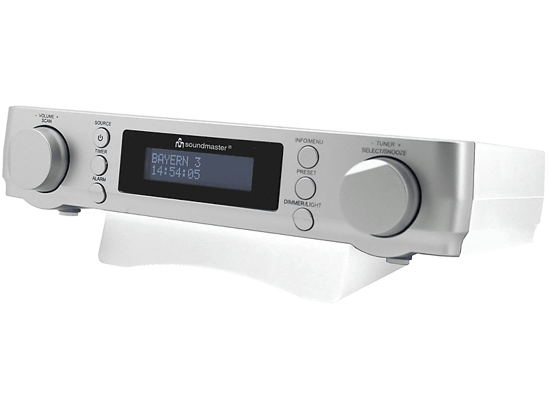SOUNDMASTER UR2022SI Küchenunterbauradio, DAB+, FM, AM, Silber