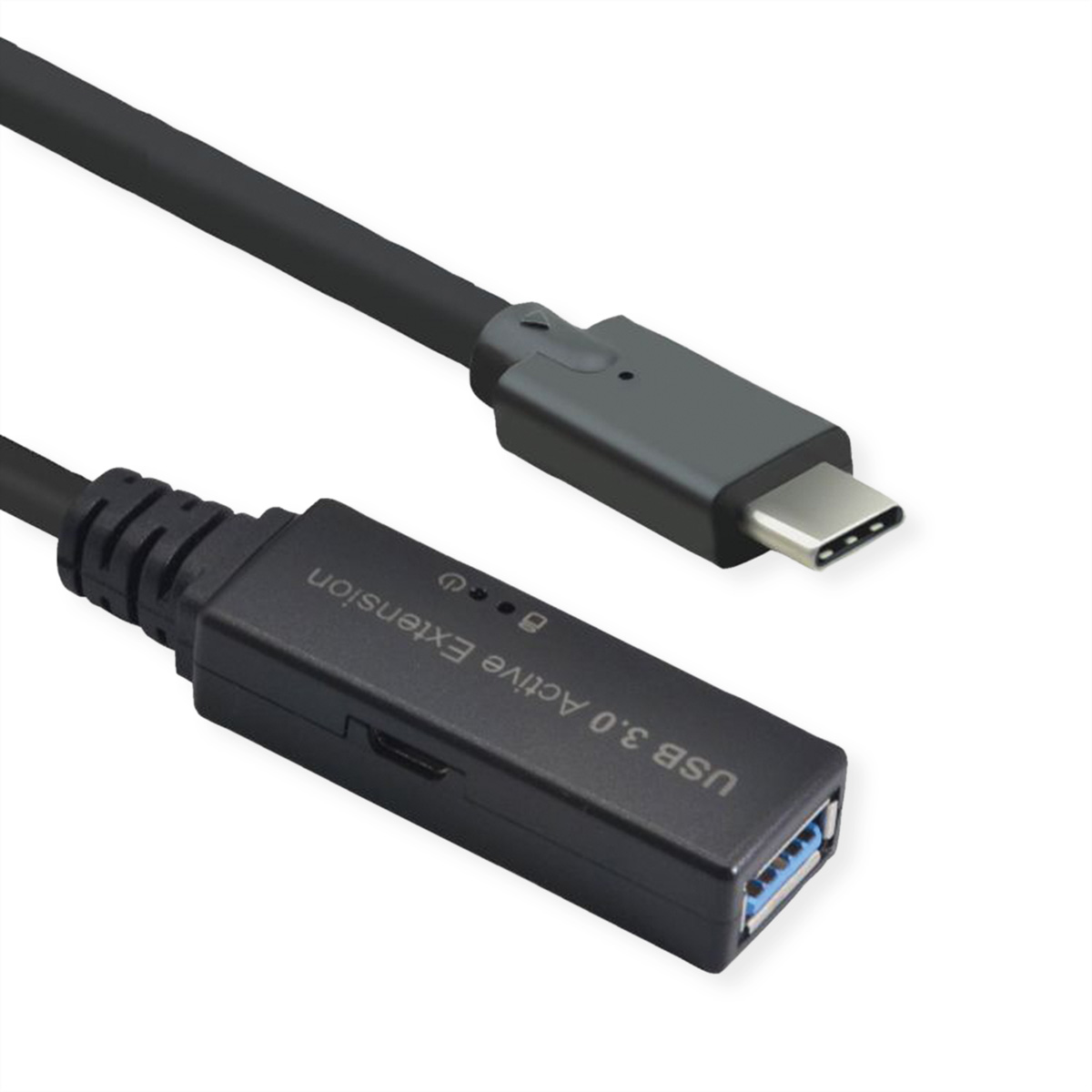 ROLINE USB 3.2 Gen 3.2 USB Verlängerungskabel Aktives Repeater Kabel 1