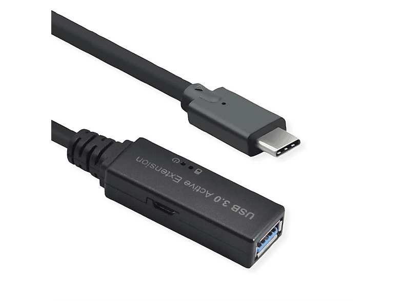 ROLINE USB 3.2 Gen 3.2 USB Verlängerungskabel Aktives Repeater Kabel 1