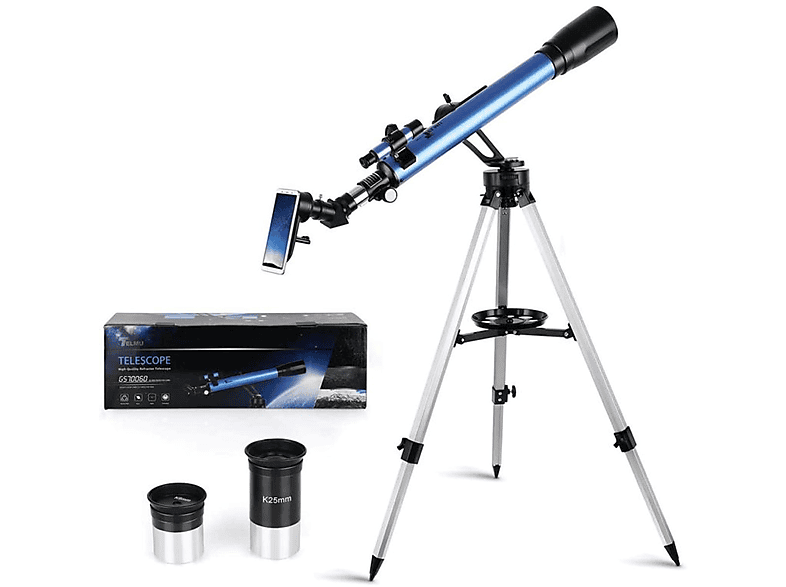 TELMU Binocular 28x, 117x, 60 mm, Teleskop