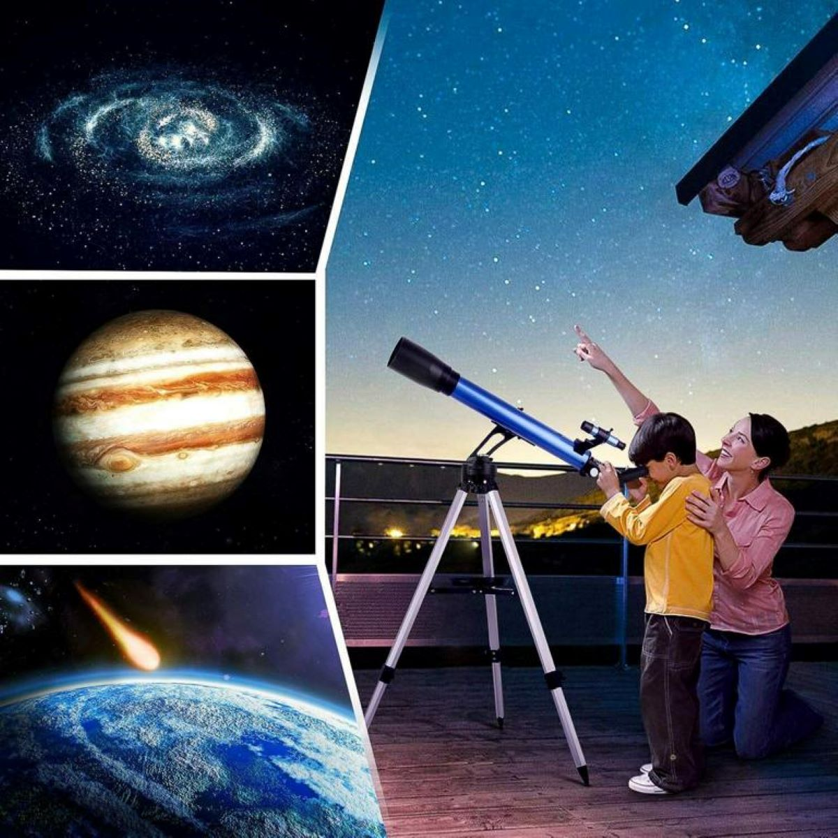 TELMU Binocular 60 28x, Teleskop mm, 117x