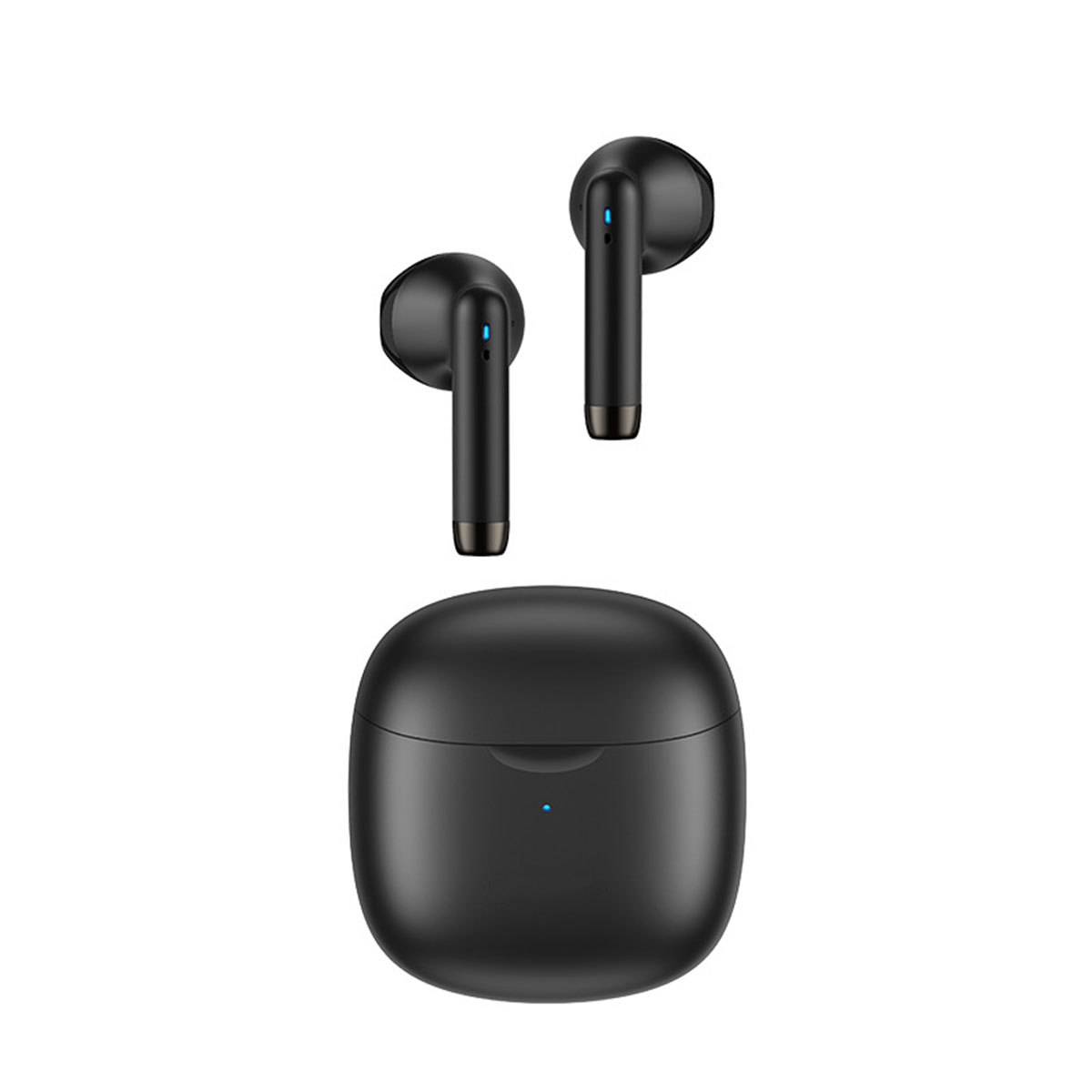 BRIGHTAKE 5.0 Drahtloses - TWS Mini Touch-Bedienung, Bluetooth-Kopfhörer 3D-Stereoklang, Headset, Schwarz In-ear Bluetooth-Headset