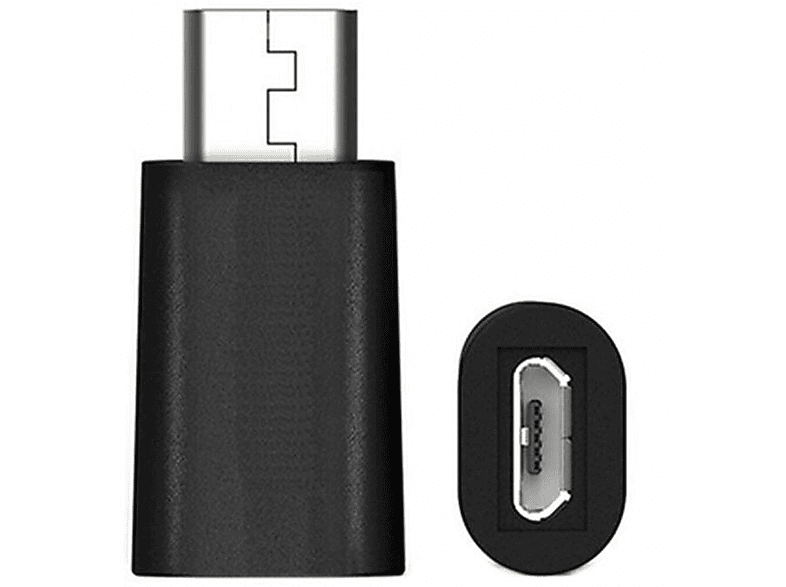 EWENT EW-100517-000-N-BL, USB-C-zu-Micro USB 2.0-Adapter