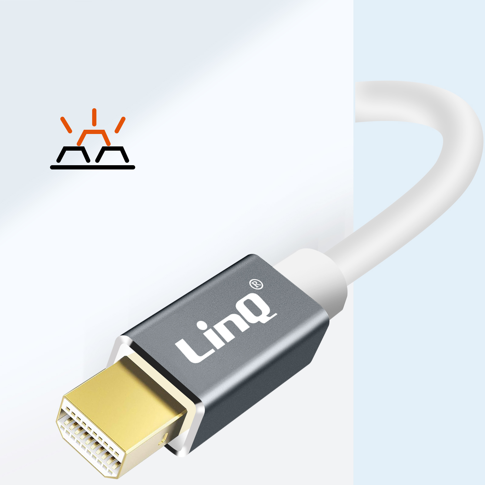 Videokabel, LINQ Mini / DisplayPort, Mini m DisplayPort 1,8