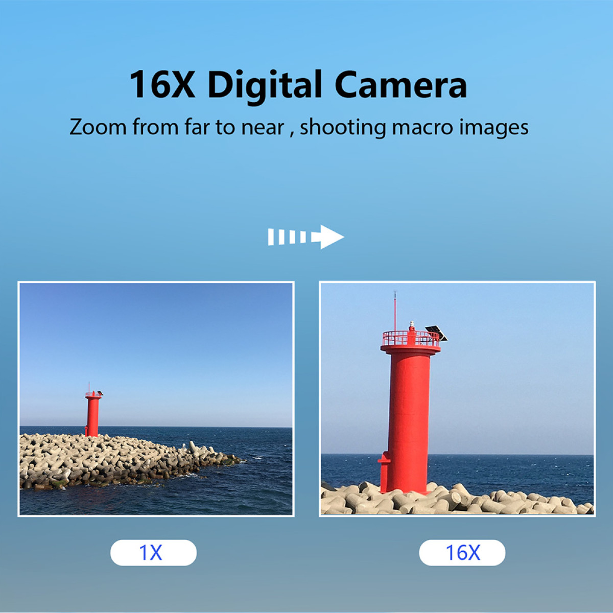 Digitalkamera Rosa- mit Digitalzoom/Aufhelllicht/32-GB-Karte Digitalkamera INF 44MP/1080P/16X