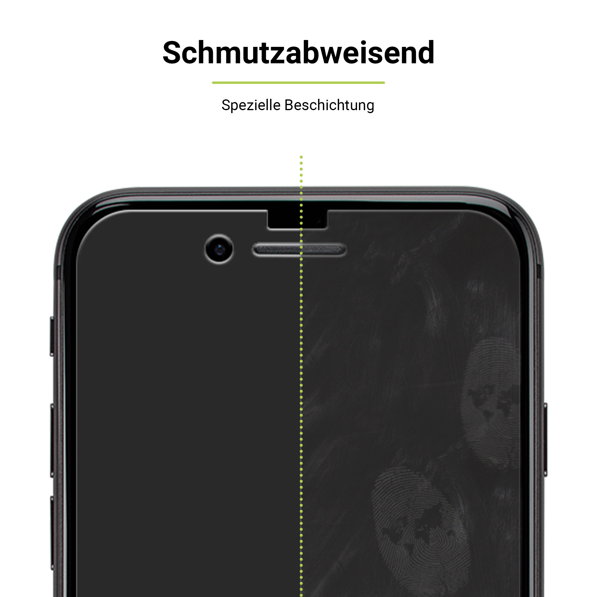 SE SecondDisplay iPhone iPhone ARTWIZZ 8, (3er Pack) iPhone Apple (2022/2020), Displayschutz(für 7)