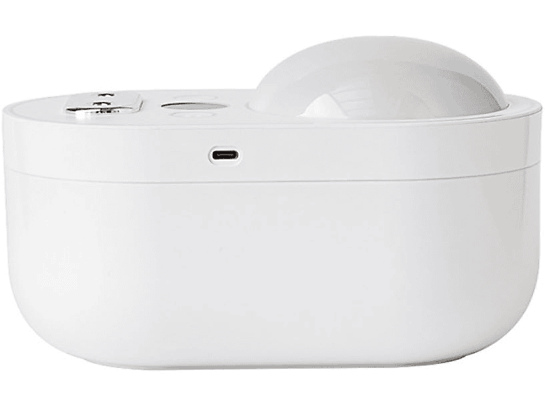 LACAMAX Weißer Dual Mist Luftbefeuchter Watt, - White Smart Projektion, (5 Kühle m²) Digital Raumgröße: 10 Luftbefeuchter Display