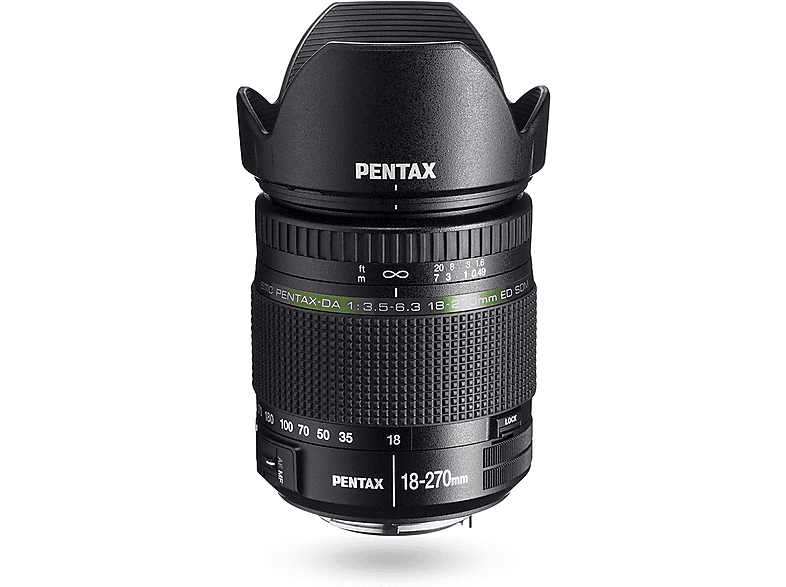 RICOH SMC PENTAX-DA 18 mm für mm 270 Pentax Schwarz) - (WW) (Objektiv K-Mount, 3.5