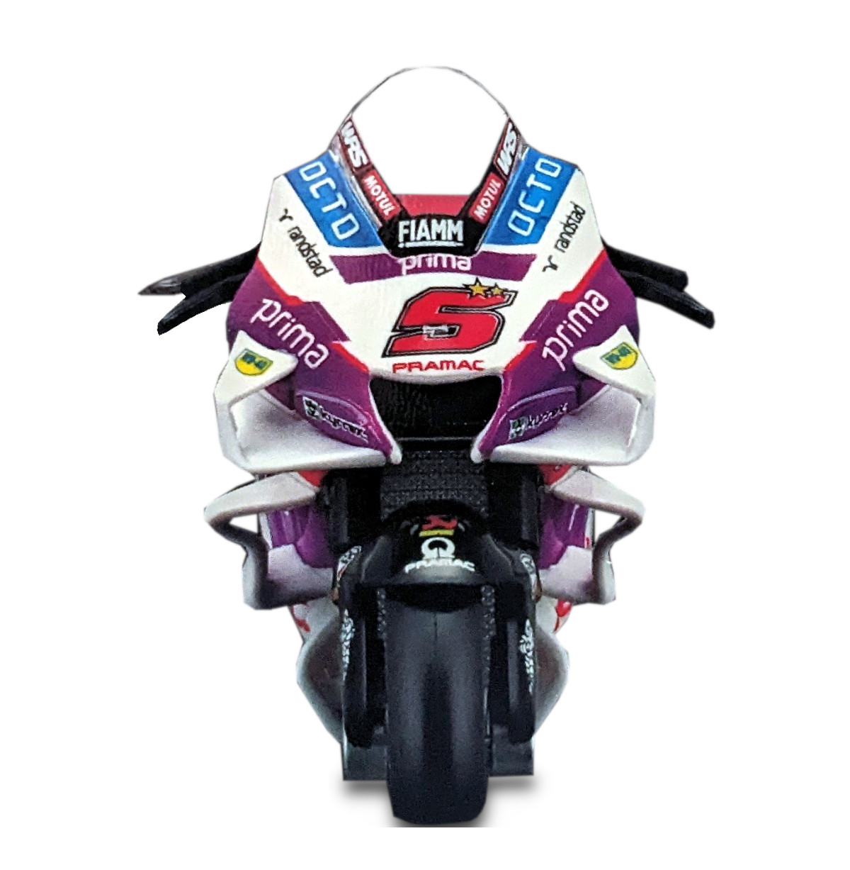 #5 Spielzeugmotorrad Pramac Johann MAISTO 1:18) (Maßstab \'22 Ducati MotoGP Zarco Modellmotorrad
