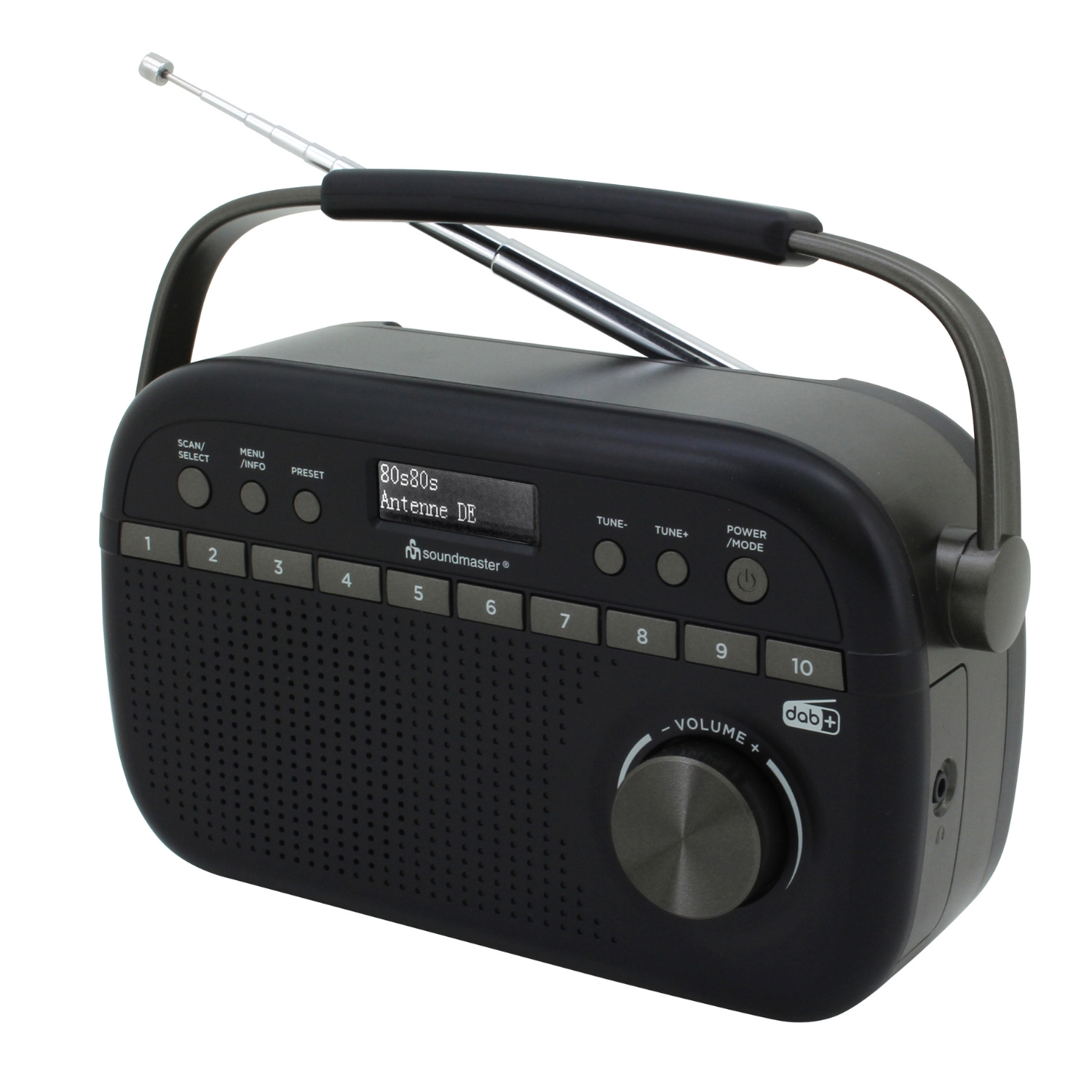 DAB-Radio, DAB280SW Schwarz AM, FM, DAB+, SOUNDMASTER