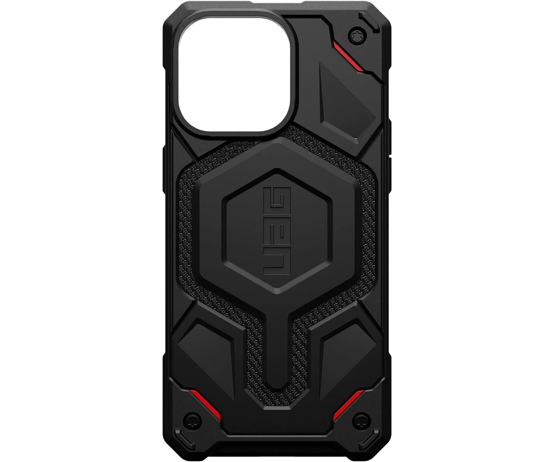 URBAN ARMOR Apple, GEAR schwarz kevlar Monarch Pro Backcover, 15 iPhone Max, Pro