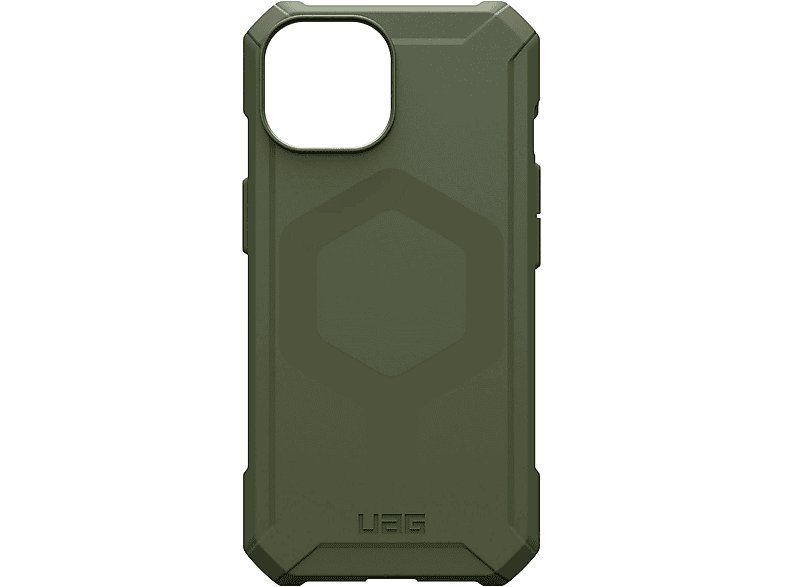 URBAN ARMOR GEAR Essential MagSafe, Backcover, Apple, iPhone 15, olive drab