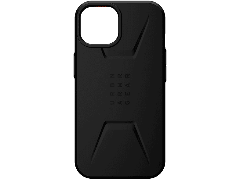 URBAN ARMOR GEAR Civilian MagSafe, Backcover, Apple, iPhone 15, schwarz