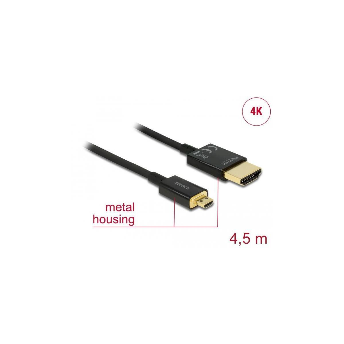 Schwarz 84785 DELOCK HDMI Kabel,