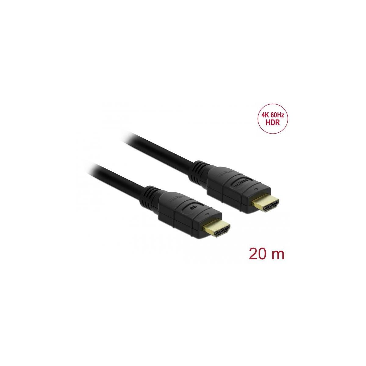Schwarz 85286 Kabel, HDMI DELOCK