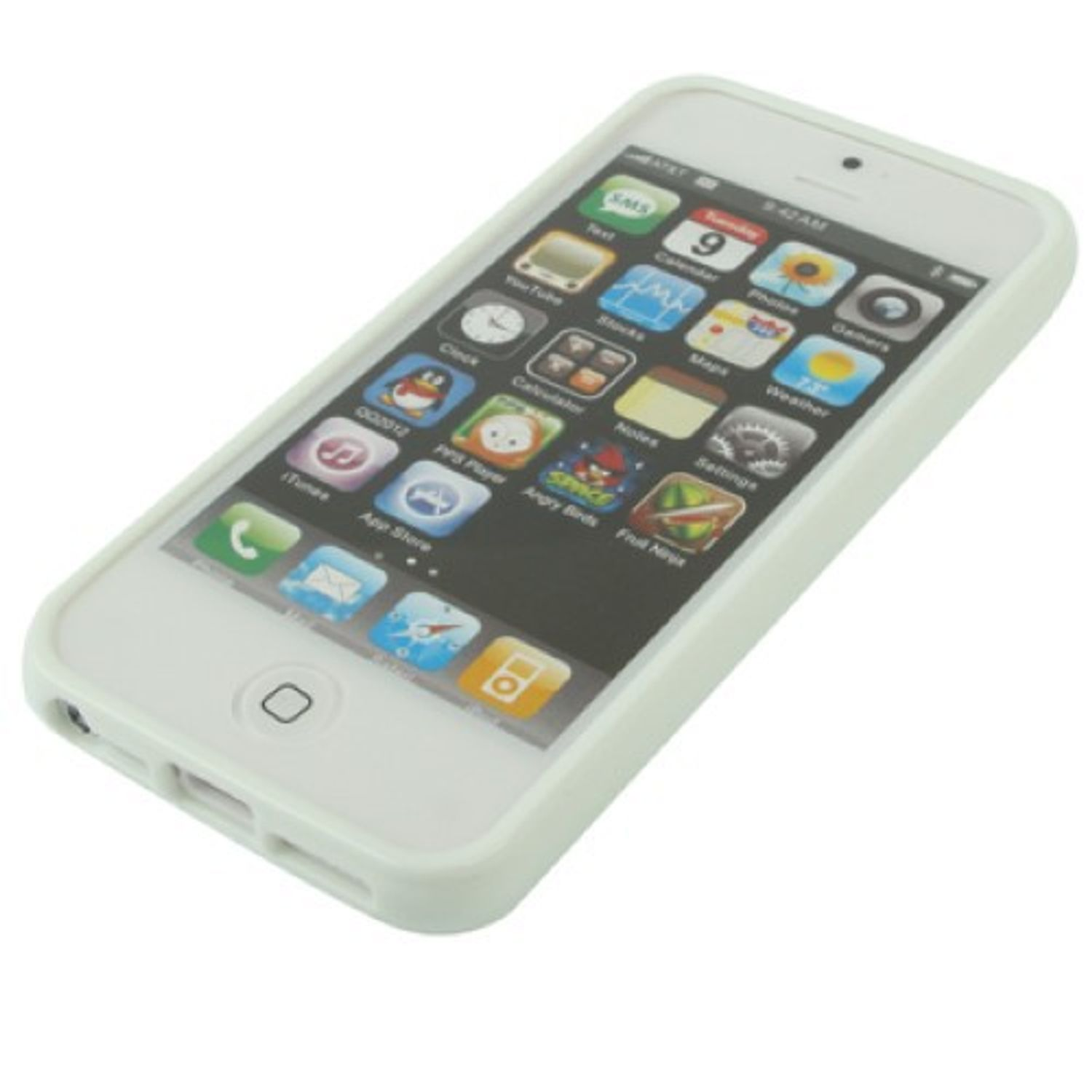 Handyhülle, KÖNIG / DESIGN / Backcover, Apple, 5 iPhone 5s Weiß SE,