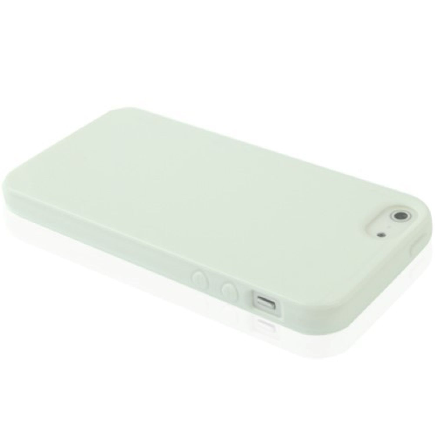 5 / / SE, Handyhülle, Weiß iPhone KÖNIG Backcover, DESIGN Apple, 5s