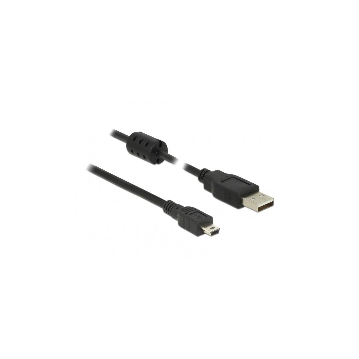 Kabel, Schwarz USB DELOCK 82396