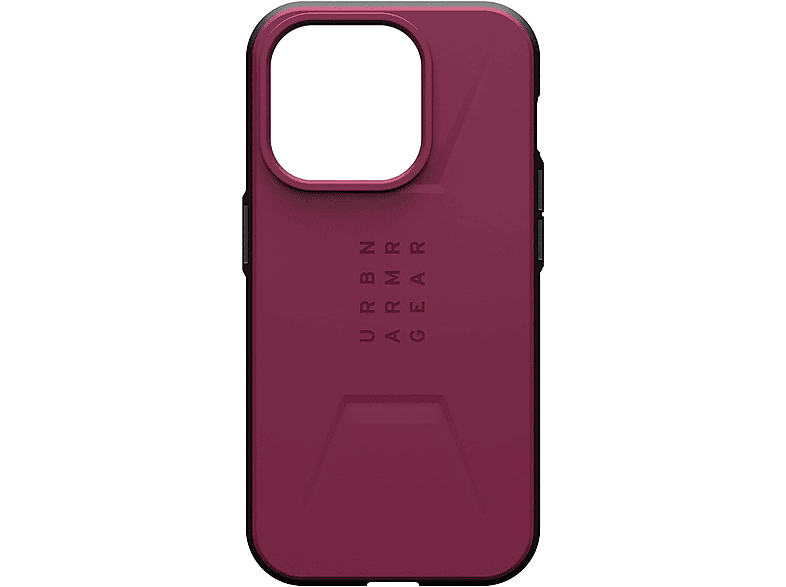 URBAN ARMOR Pro, Backcover, Civilian iPhone bordeaux GEAR Apple, (rot) 15 MagSafe