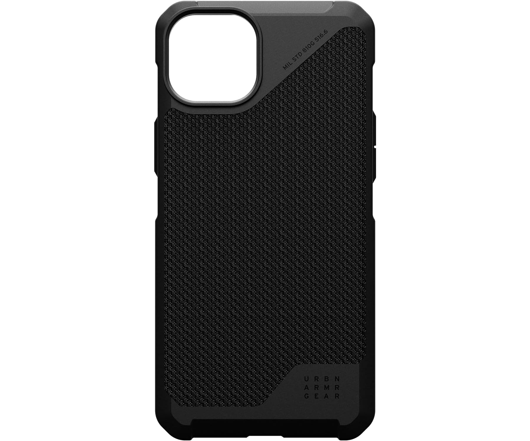 15 GEAR Plus, schwarz URBAN iPhone kevlar Backcover, MagSafe, Metropolis ARMOR Apple, LT