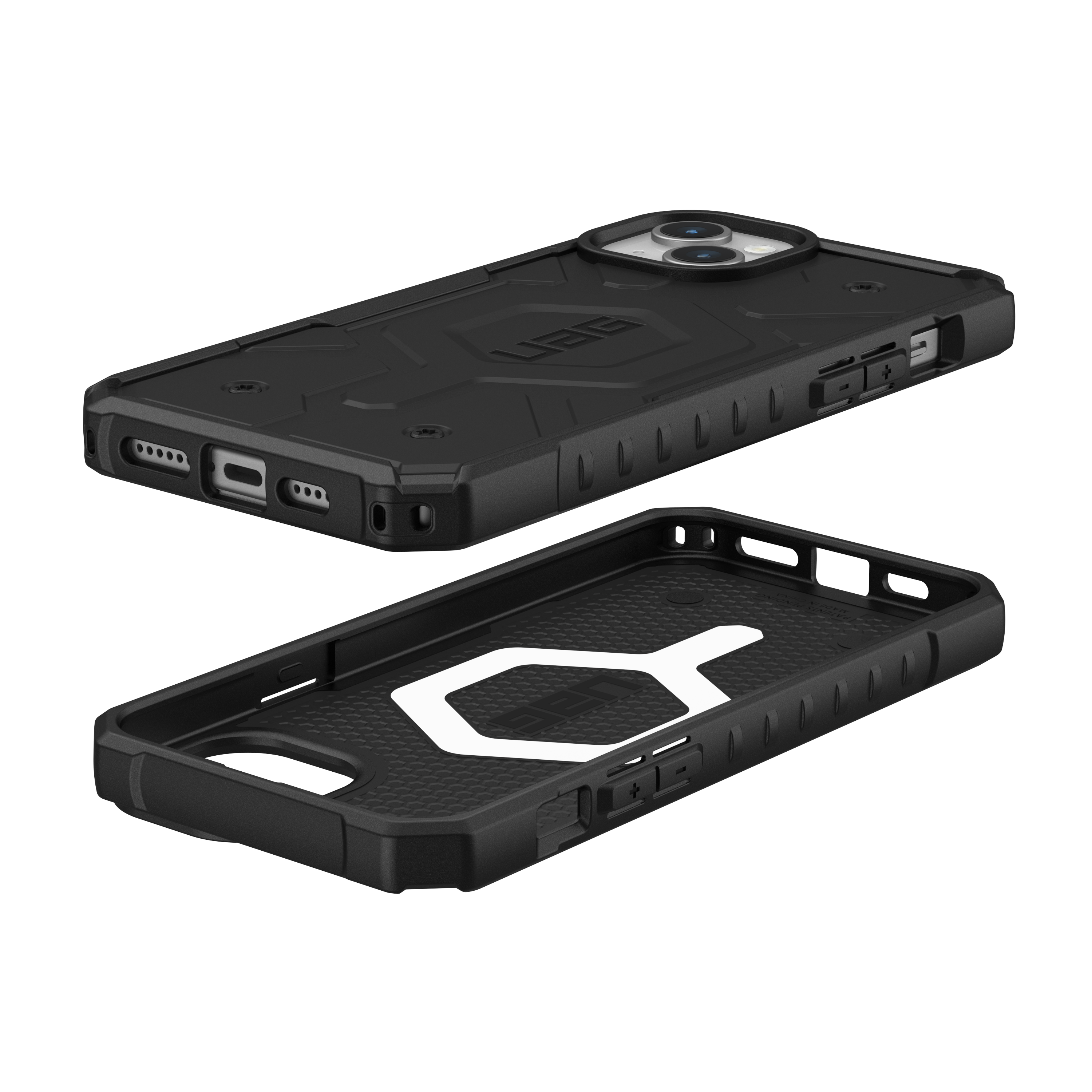 URBAN ARMOR GEAR Pathfinder MagSafe, schwarz iPhone Backcover, 15, Apple