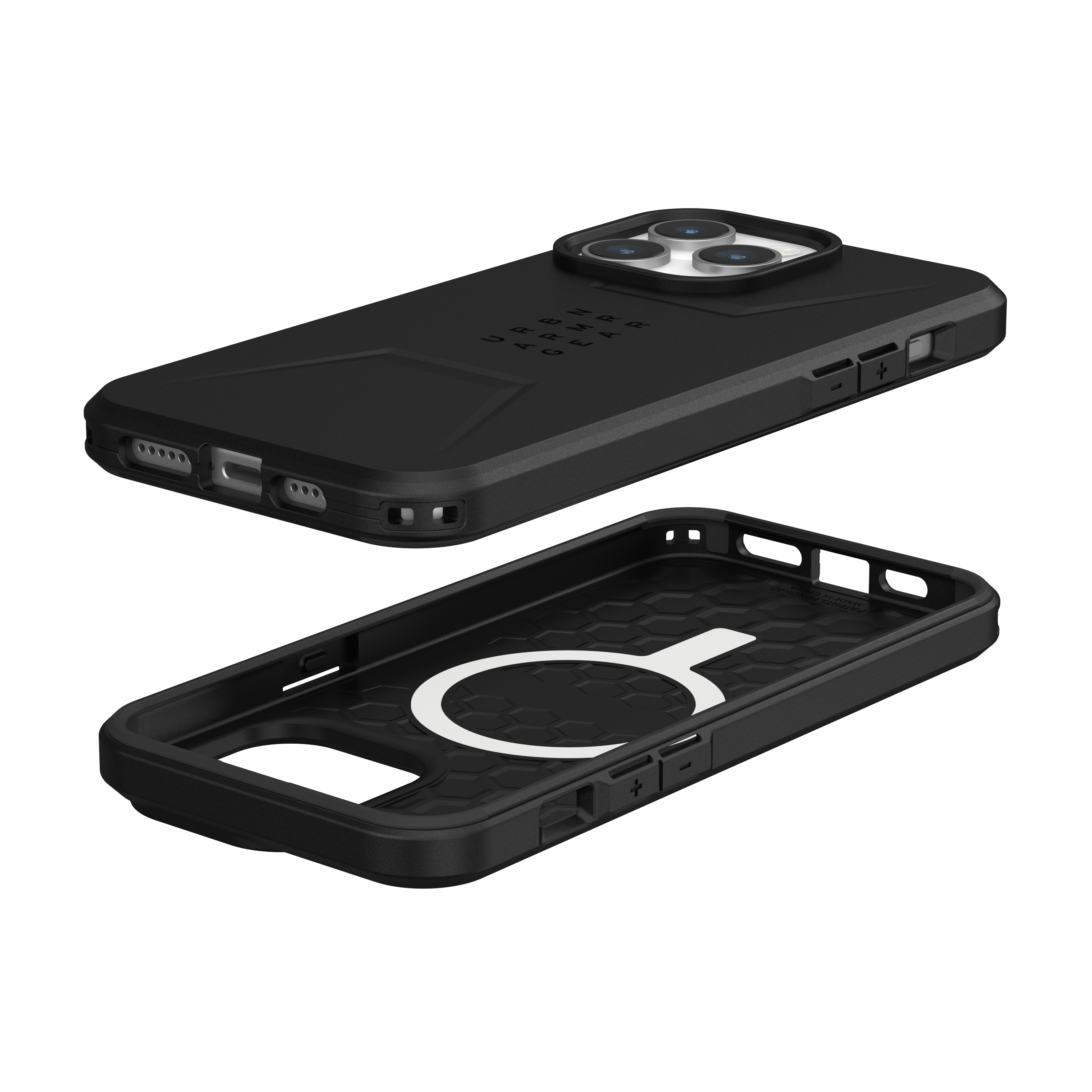 URBAN ARMOR GEAR Civilian 15 MagSafe, Pro iPhone Max, schwarz Apple, Backcover