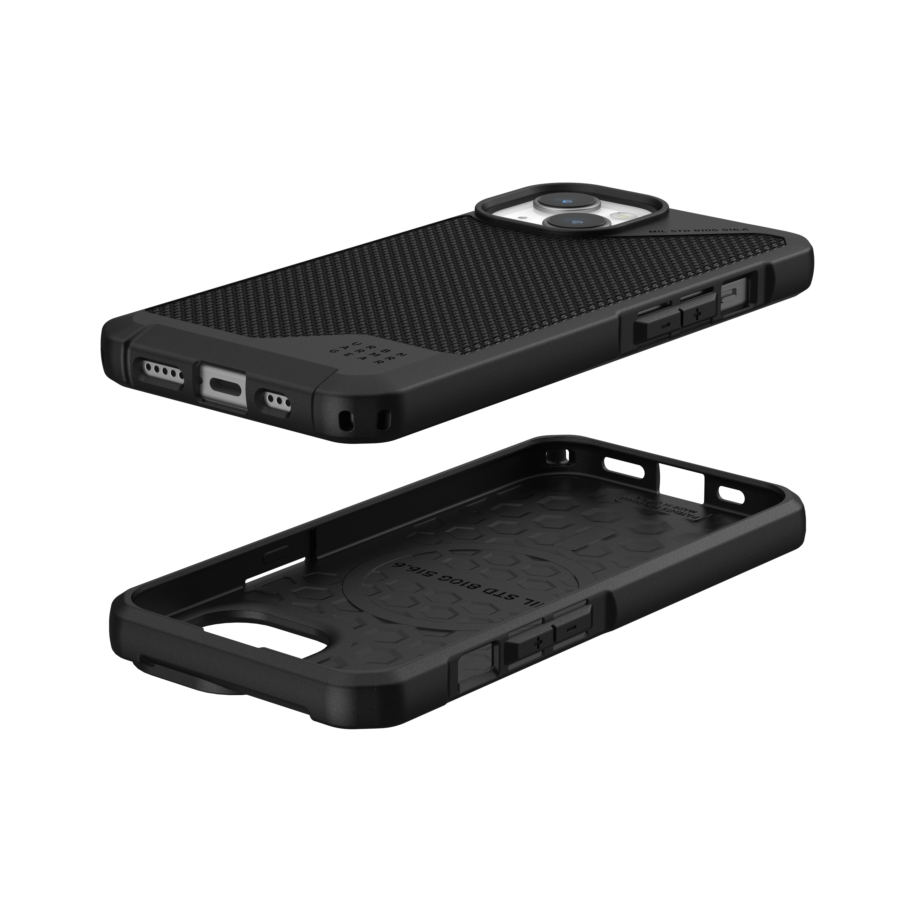 schwarz GEAR MagSafe, LT Apple, Backcover, kevlar ARMOR 15, URBAN Metropolis iPhone