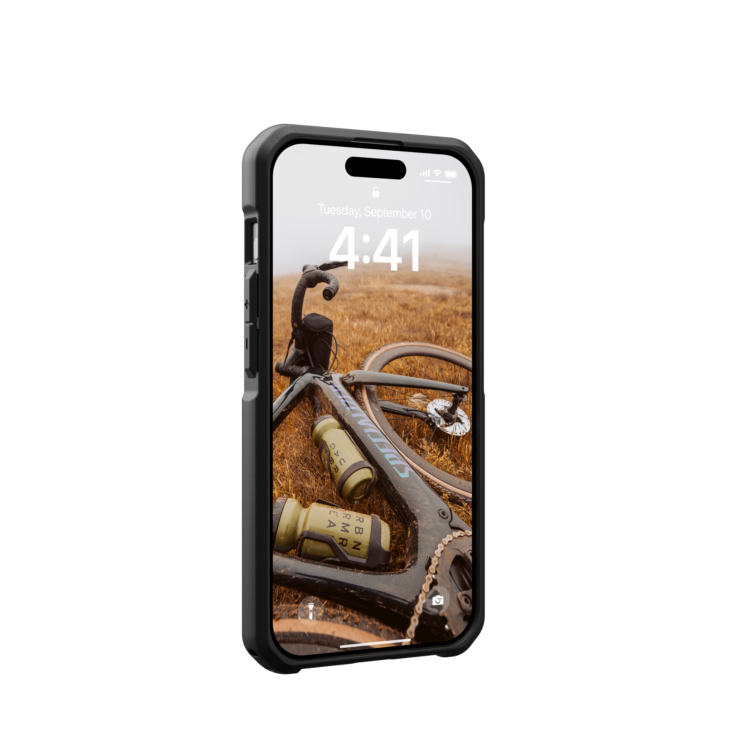 URBAN ARMOR GEAR Apple, iPhone MagSafe, Metropolis Pro, LT 15 kevlar Backcover, schwarz