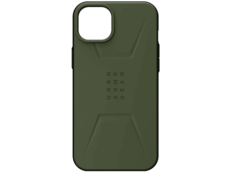 URBAN ARMOR GEAR drab 15, iPhone MagSafe, Apple, Backcover, olive Civilian