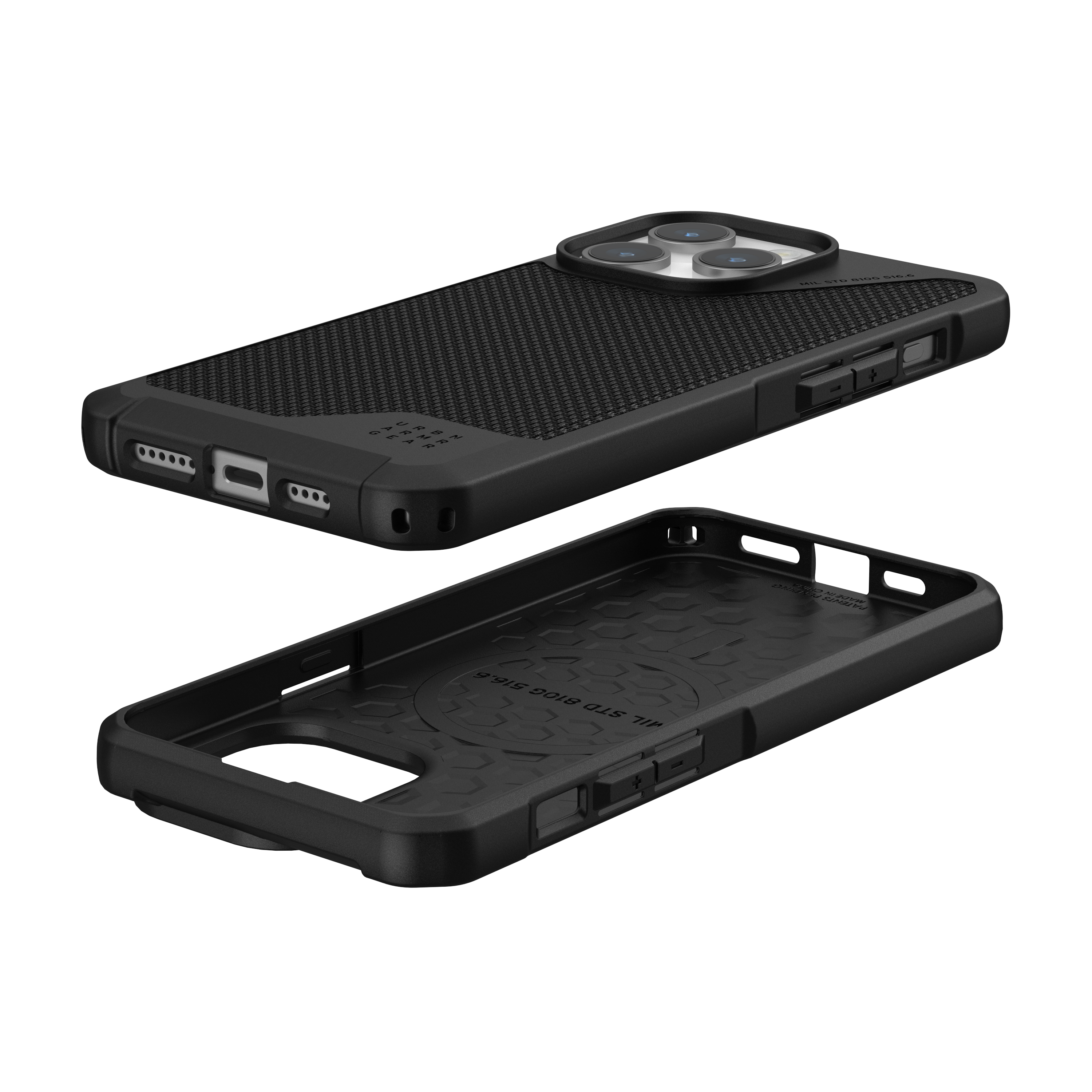 Metropolis iPhone URBAN ARMOR MagSafe, LT Apple, Pro Max, schwarz 15 GEAR Backcover, kevlar