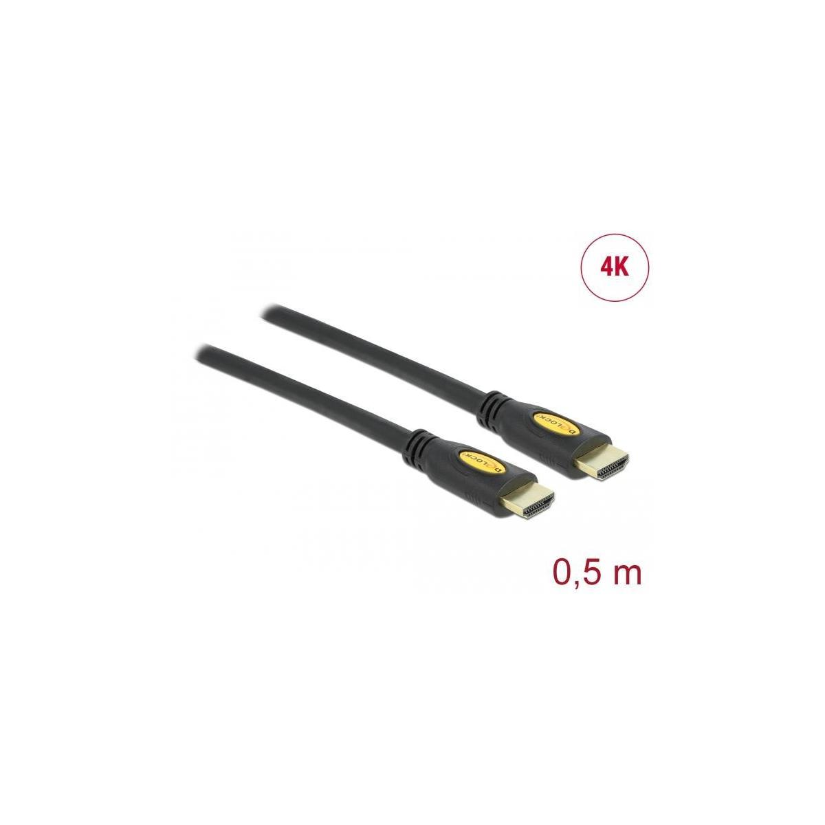 DELOCK 83737 HDMI Kabel, Schwarz