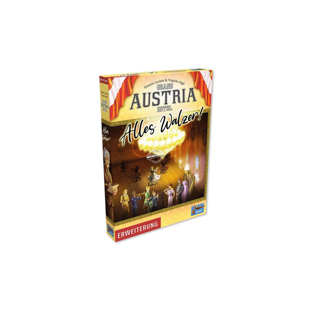 GRAND LOOD0052 GAMES HOTEL: ALLES Brettspiel WALZER AUSTRIA LOOKOUT