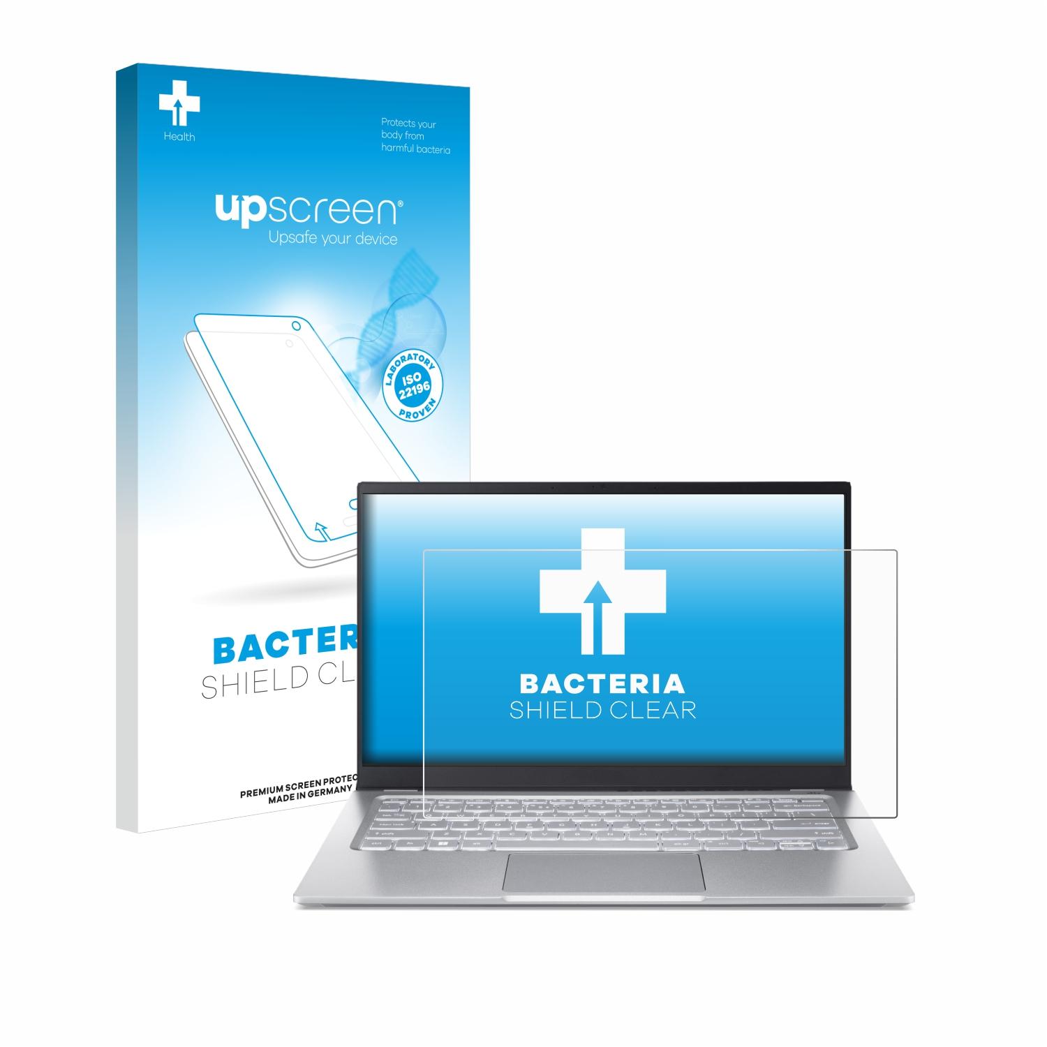 UPSCREEN antibakteriell klare 3 Schutzfolie(für Acer SF314-512) Swift