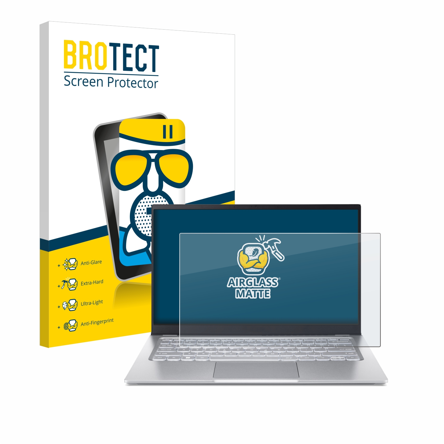 BROTECT Airglass matte Schutzfolie(für Acer SF314-512) Swift 3