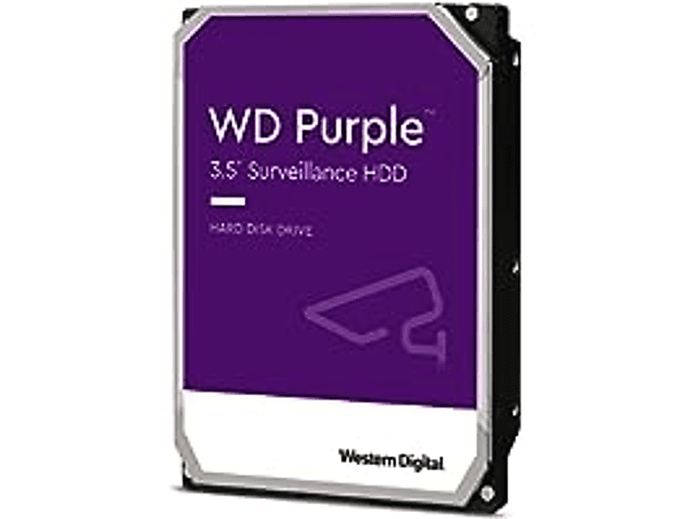 WD 256MB, WESTERN intern WD43PURZ Zoll, 3,5 TB, DIGITAL 4 HDD, Purple 4TB