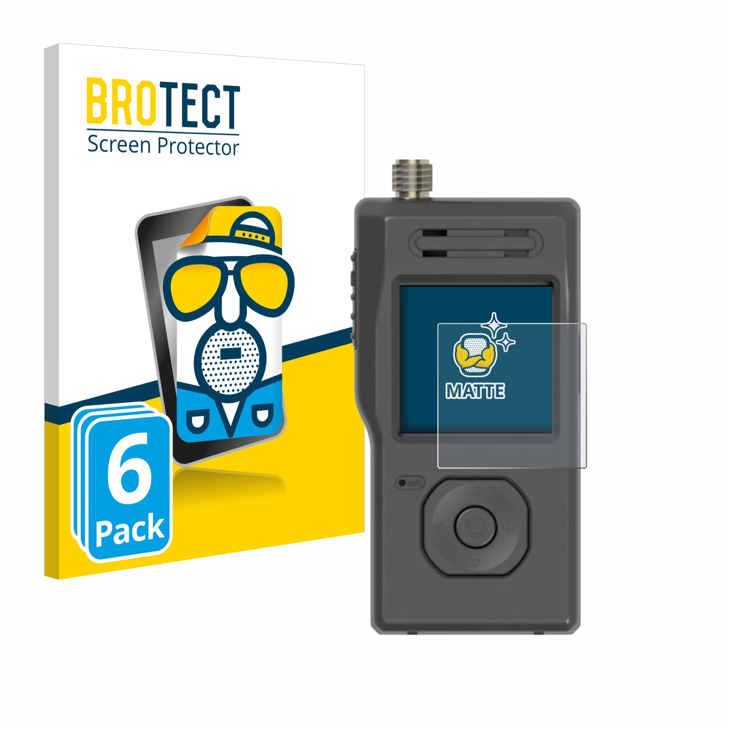 BROTECT 6x Schutzfolie(für Transceiver) WiMo matte V4 PicoAPRS
