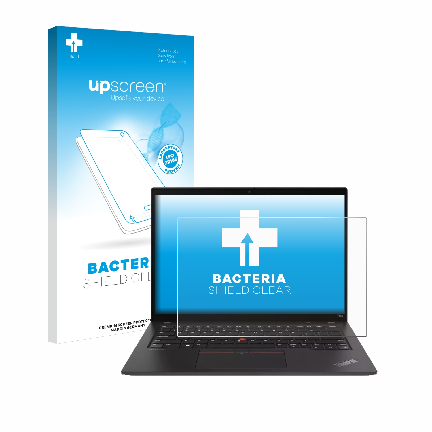 UPSCREEN antibakteriell klare 4) Gen Schutzfolie(für ThinkPad T14s Lenovo