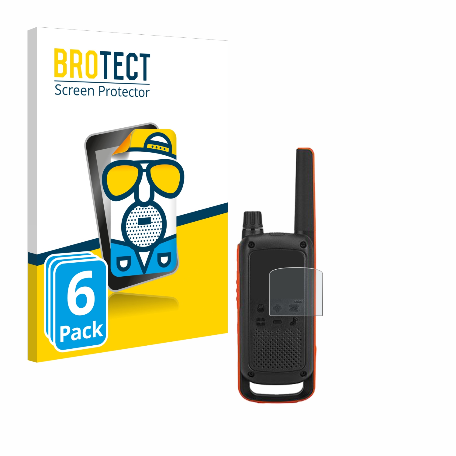 BROTECT 6x matte Talkabout Motorola T82) Schutzfolie(für